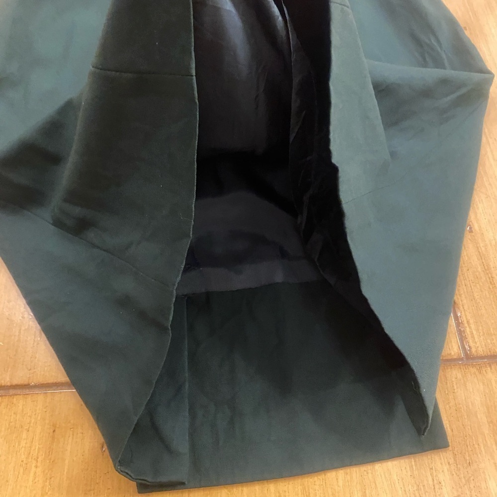 Escada Women’s Wool Green Black Lined Knee Length Skirt Classic Business M - Picture 4 of 13